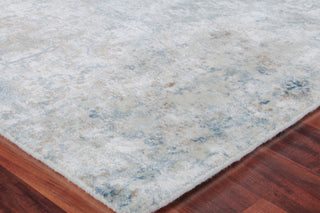 Exquisite Rugs Cassina 3934 Blue/Brown Area Rug Corner Image