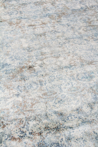 Exquisite Rugs Cassina 3934 Blue/Brown Area Rug Lifestyle Image Feature