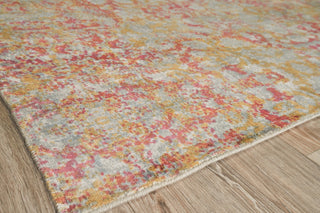 Exquisite Rugs Antolini 3942 Green/Rust Area Rug Corner Image
