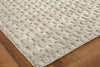 Exquisite Rugs Monroe Silk 3971 Light Taupe Area Rug Corner Image