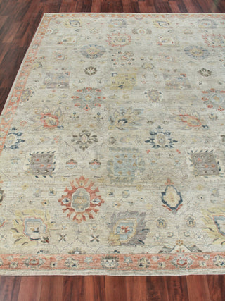 Exquisite Rugs Heirloom 3984 Beige/Rust Area Rug Closeup Image