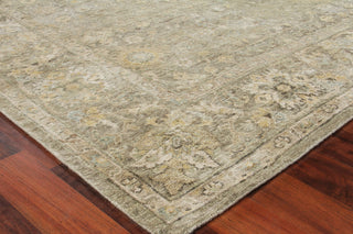 Exquisite Rugs Heirloom 3987 Khaki Area Rug Corner Image