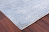 Exquisite Rugs Crush 3991 Aqua/Dark Aqua Area Rug Corner Image