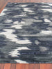 Exquisite Rugs Bamboo Silk 3998 Navy Blue Area Rug Closeup Image
