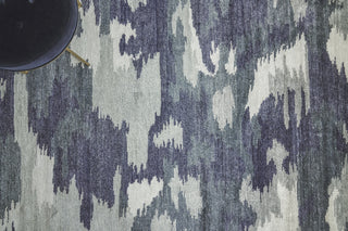 Exquisite Rugs Bamboo Silk 3998 Navy Blue Area Rug Detail Image