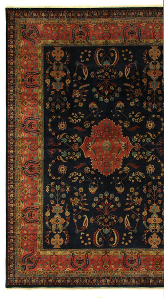Exquisite Rugs Antique Weave Sarouk 4003 Navy Area Rug main image