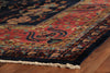 Exquisite Rugs Antique Weave Sarouk 4003 Navy Area Rug Corner Image
