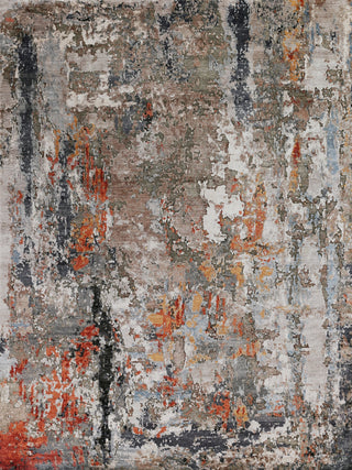 Exquisite Rugs Laureno 4023 Navy/Silver/Rust Area Rug main image