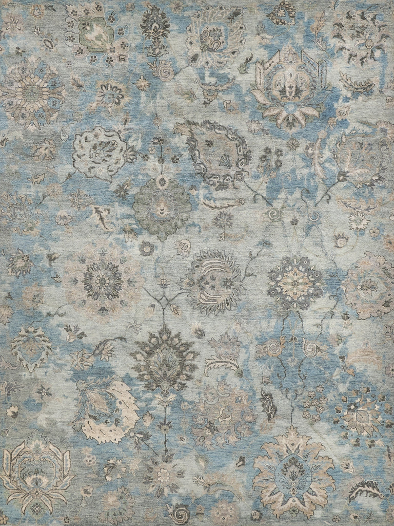 Exquisite Rugs Essex 4033 Ivory/Light Blue/Multi Area Rug main image