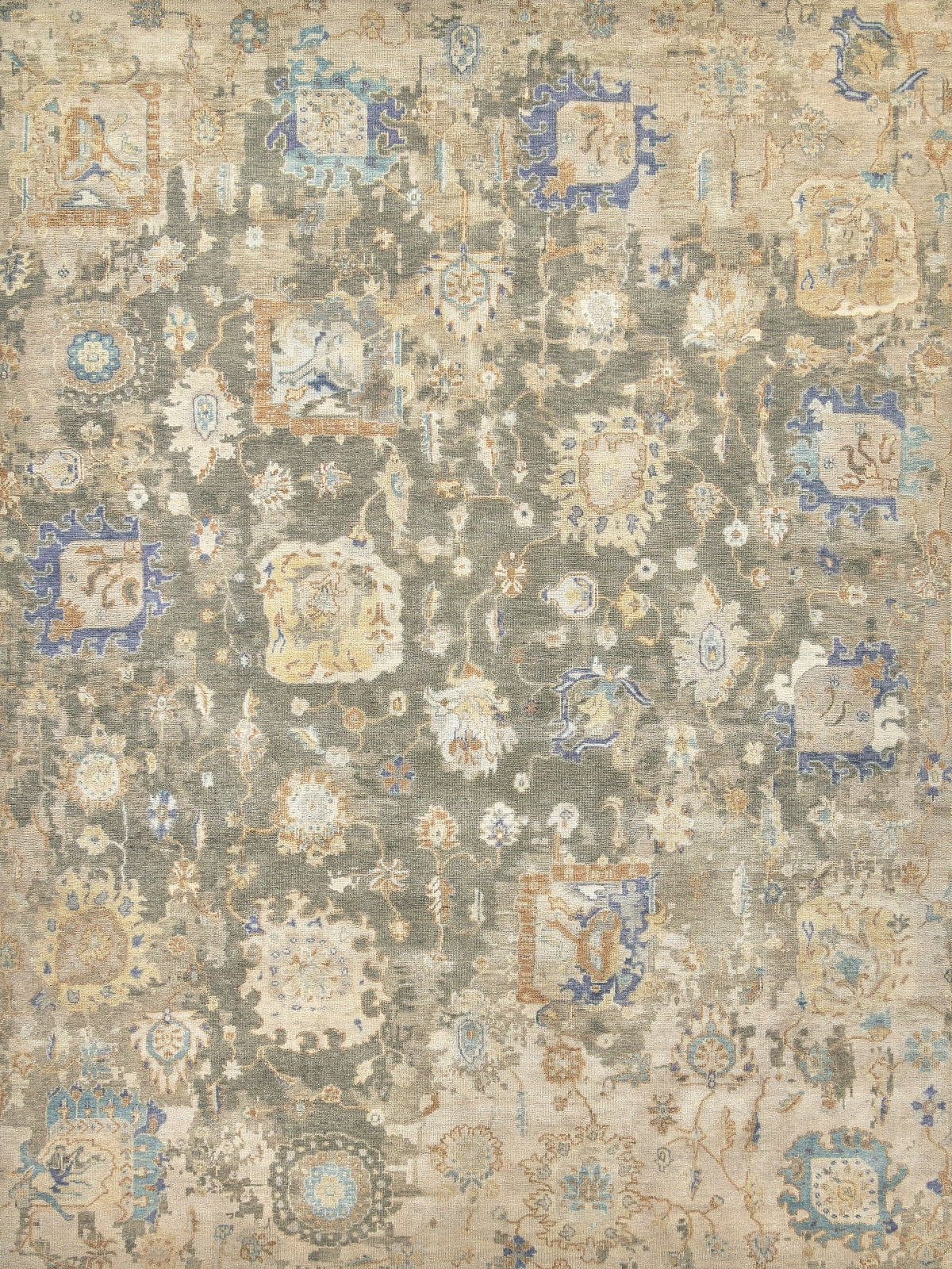 Exquisite Rugs Essex 4034 Brown/Gray/Blue Area Rug