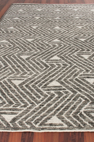 Exquisite Rugs Eaton 4036 Silver/Gray/Ivory Area Rug Closeup Image