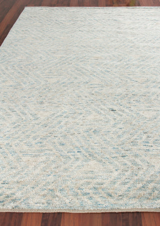 Exquisite Rugs Eaton 4038 Ivory/Blue Area Rug Closeup Image