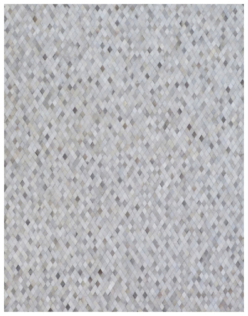 Exquisite Rugs Mosaic Leather 4053 Light Silver/Multi Area Rug main image