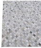 Exquisite Rugs Mosaic Leather 4053 Light Silver/Multi Area Rug Pile Image