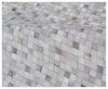 Exquisite Rugs Mosaic Leather 4053 Light Silver/Multi Area Rug Lifestyle Image Feature