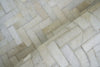 Exquisite Rugs Mosaic Leather 4055 Ivory Area Rug Pile Image