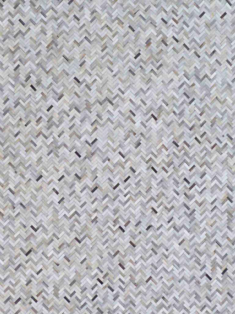 Exquisite Rugs Mosaic Leather 4056 Silver Area Rug main image
