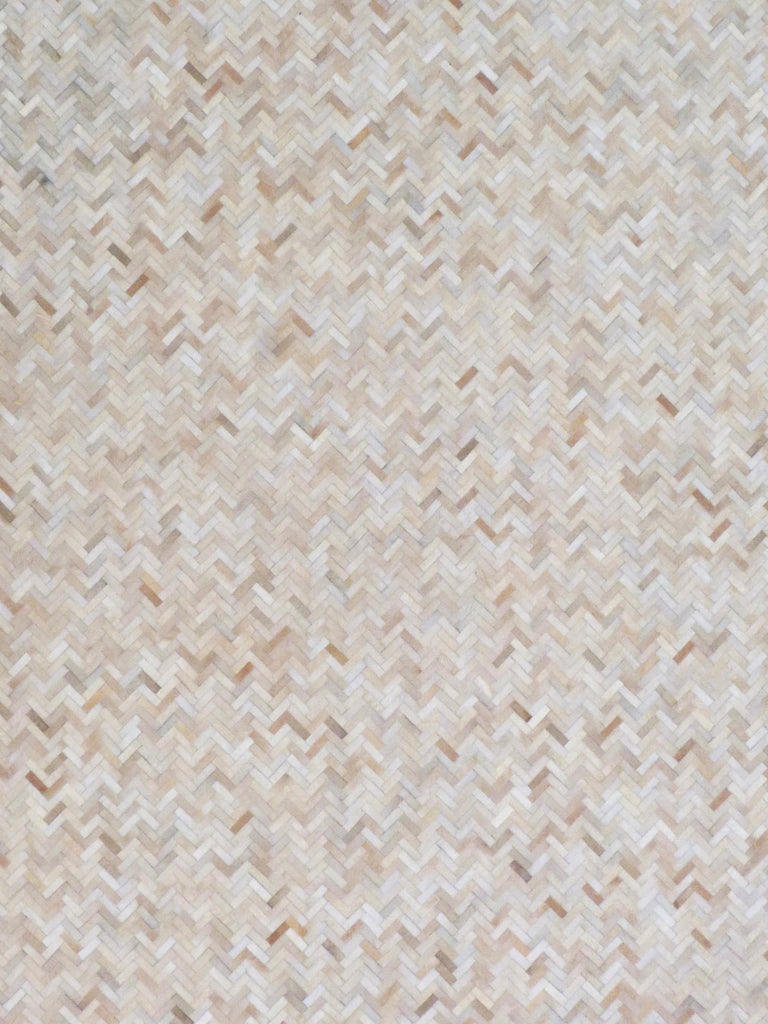 Exquisite Rugs Mosaic Leather 4057 Light Beige Area Rug main image