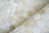 Exquisite Rugs Mosaic Leather 4058 Ivory Area Rug Pile Image