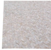 Exquisite Rugs Mosaic Leather 4061 Ivory Area Rug Closeup Image