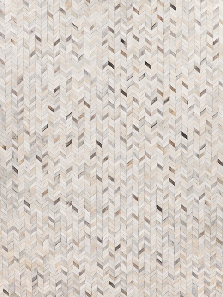 Exquisite Rugs Mosaic Leather 4062 Silver Area Rug main image