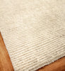 Exquisite Rugs Kaza 4100 White/Ivory Area Rug Corner Image