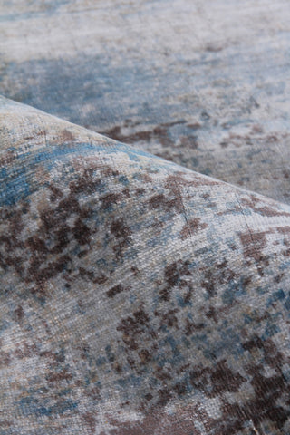 Exquisite Rugs Vintage Heirloom 4182 Gray/Brown/Blue Area Rug Closeup Image