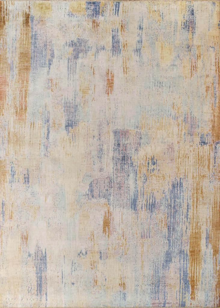 Exquisite Rugs Fine Pure Silk 4208 Beige/Gray Area Rug main image