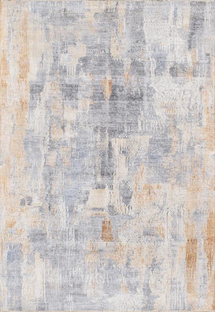 Exquisite Rugs Fine Pure Silk 4209 Beige/Gray Area Rug main image