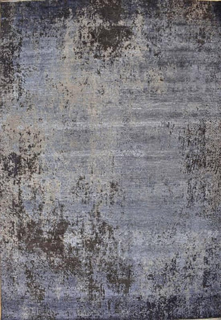 Exquisite Rugs Fine Pure Silk 4216 Gray/Blue Area Rug main image