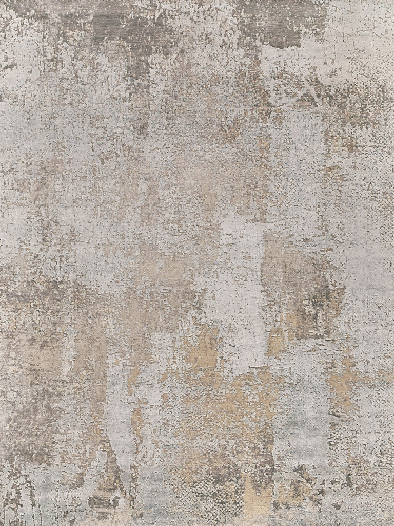 Exquisite Rugs Fine Pure Silk 4227 Gray/Beige Area Rug main image