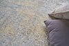 Exquisite Rugs Fine Pure Silk 4227 Gray/Beige Area Rug Detail Image