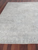 Exquisite Rugs Fine Pure Silk 4228 Gray/Ivory Area Rug Closeup Image