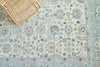 Exquisite Rugs Harper 4231 Ivory/Light Blue Area Rug Detail Image