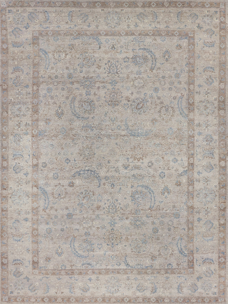 Exquisite Rugs Harper 4232 Beige/Ivory/Blue Area Rug main image