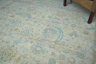 Exquisite Rugs Harper 4232 Beige/Ivory/Blue Area Rug Detail Image