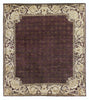 Exquisite Rugs Contemporary 4242 Eggplant/Multi Area Rug main image