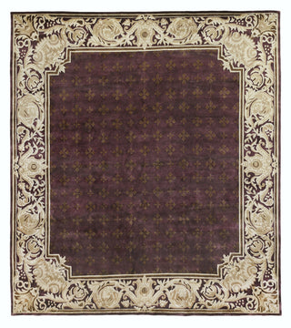 Exquisite Rugs Contemporary 4242 Eggplant/Multi Area Rug main image
