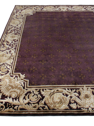 Exquisite Rugs Contemporary 4242 Eggplant/Multi Area Rug Pile Image