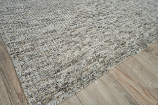 Exquisite Rugs Crescent 4287 Gray Area Rug Corner Image