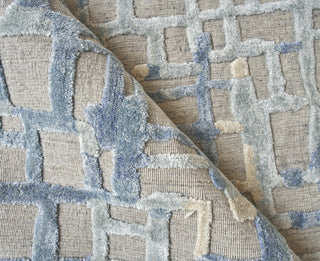 Exquisite Rugs Vista 4338 Gray/Blue Area Rug Pile Image