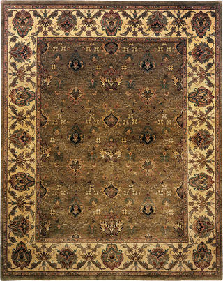 Exquisite Rugs Moghul 4344 Light Green/Gold Area Rug main image
