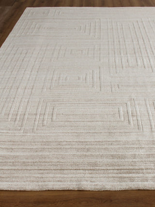 Exquisite Rugs Castelli 4352 Light Beige Area Rug Closeup Image