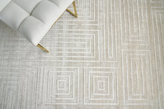 Exquisite Rugs Castelli 4352 Light Beige Area Rug Detail Image