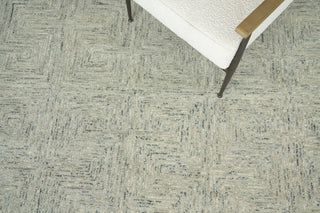Exquisite Rugs Caprice 4385 Blue/Beige Area Rug Closeup Image
