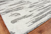 Exquisite Rugs Calibre 4460 Ivory/Charcoal Area Rug Corner Image