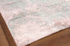 Exquisite Rugs Lillian 4468 Gray/Rose Area Rug by The Met Corner Image