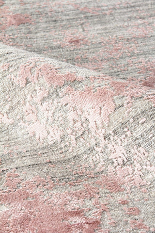 Exquisite Rugs Lillian 4468 Gray/Rose Area Rug by The Met Lifestyle Image Feature