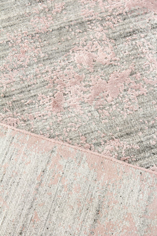 Exquisite Rugs Lillian 4468 Gray/Rose Area Rug by The Met 