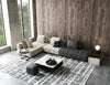 Exquisite Rugs Aldridge 4480 Charcoal/Ivory Area Rug Lifestyle Image Feature